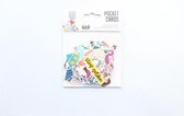 Sticker set | Bullet Journal & Scrapbook stickers / die cuts - thema random - 44 stuks