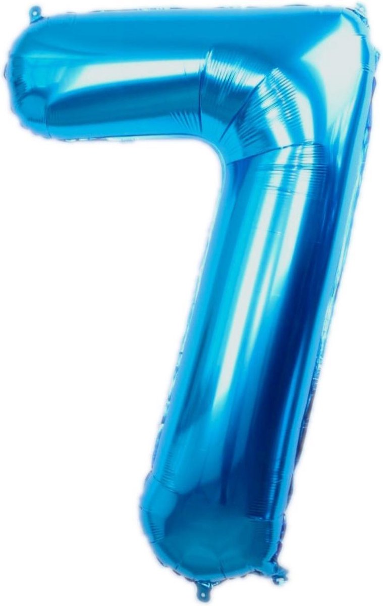 Ballon Chiffre 7 Irisé En Aluminium 72 Cm - Déco Fête Anniversaire, Sans Hélium, Gonflage Facile