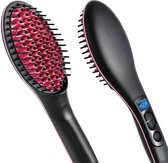 Elektrische Stijlborstel - Makkelijk - Stijltang  - Straightening Brush - Easy - Elektrische Haarborstel - Haarborstel - Zwart - Snel en Handig