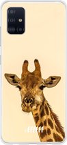 Samsung Galaxy A51 Hoesje Transparant TPU Case - Giraffe #ffffff