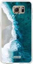 Samsung Galaxy S6 Hoesje Transparant TPU Case - Beach all Day #ffffff