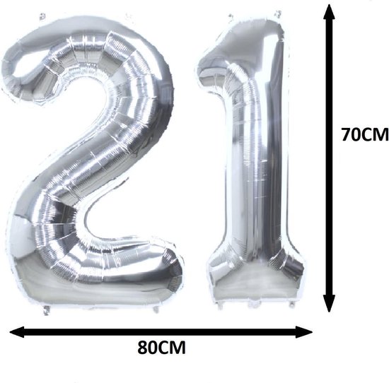 Ballon aluminium anniversaire 30 ans argent (x1)