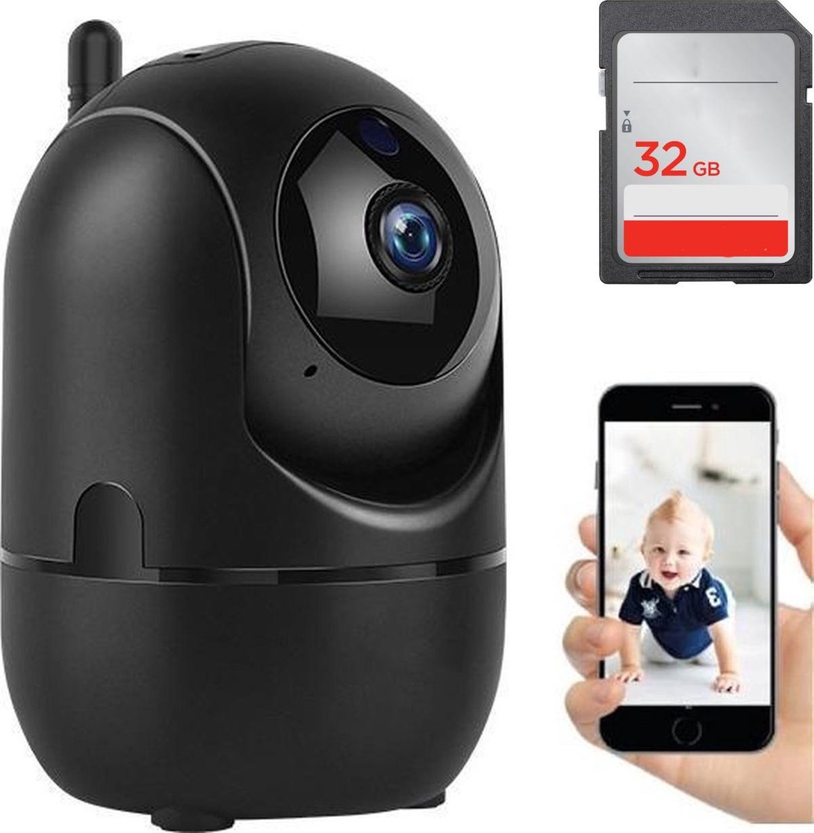 Fuegobird IP-camera met bewegingsdetectie - babyfoon - draadloze camera met  wifi... | bol.com