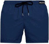 Zwembroek Heren Gratis boxershort - Muchachomalo - Basic Donkerblauw - Maat L