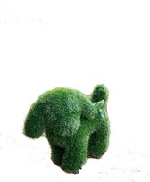 Aniplants Grasfiguur - Plassende puppy - Tuindecoratie  - Weer- en windbestendig - Tuincadeau - Decoratiehond - Decohond - Housewarming cadeau - Cadeau voor hondenliefhebbers  - Kunstgrasfiguur - leuk kerstcadeautje  - voor binnen en buiten