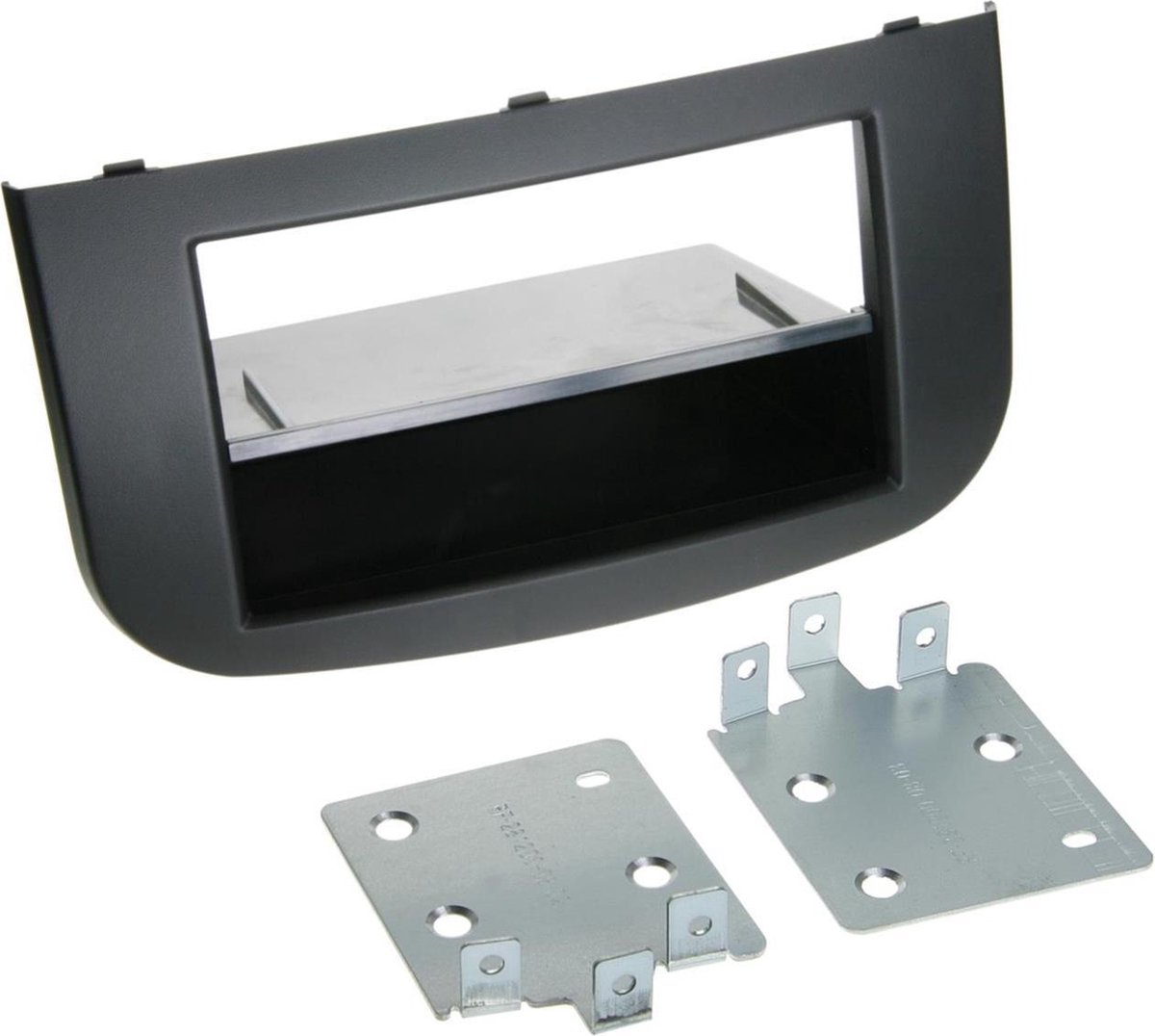 2-DIN Paneel geschikt voor Mitsubishi Colt 2009-2012 Kleur: Zwart