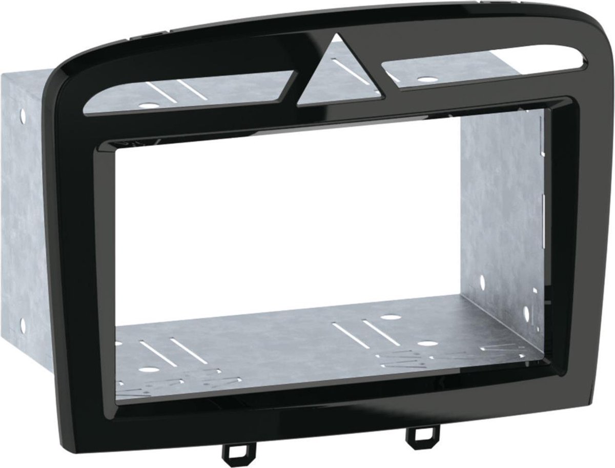 2-DIN Paneel geschikt voor Peugeot 308 (4**) 308CC (4**) 308 CC (4**) RCZ (4J) - Kleur: zwart parelmoer