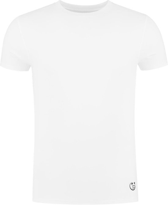 2-pack B.Bocelli Shirt - Heren - ronde hals - korte mouw - wit - maat L