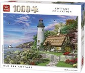 Old Sea Cottage - Cottage Collection Vuurtoren-King legpuzzel 1000 Stukjes (68 x 49 cm)