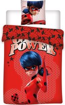 Miraculous Dekbedovertrek Ladybug 140 X 200cm /100% katoen