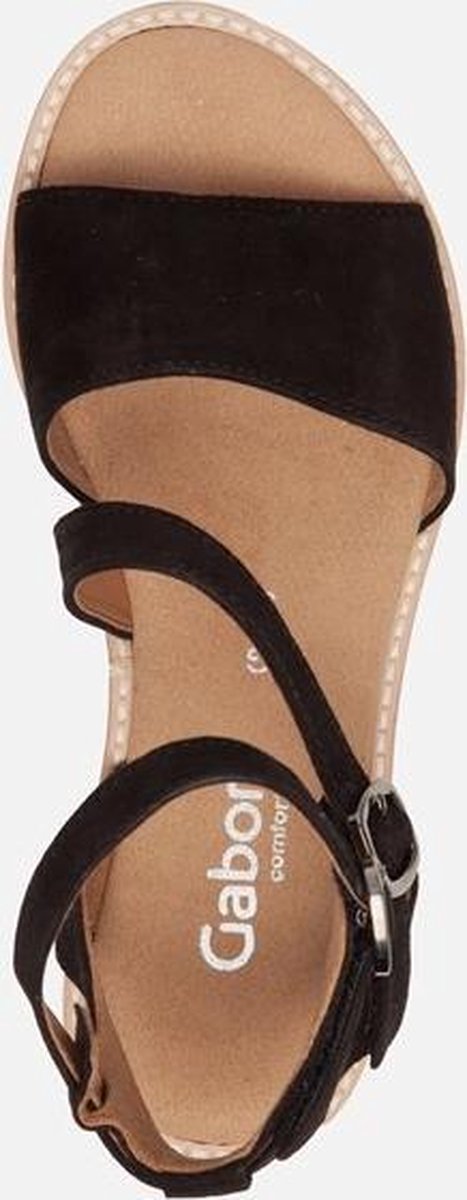 Gabor Comfort sandalen zwart - Maat 43 | bol.com