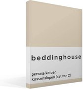 Beddinghouse - Coton percale - Beddinghouse Taies d'oreiller - Set de 2 - Natural