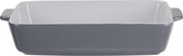 1x Rechthoekige aardewerk ovenschalen/ovenschaal 1 liter 28 x 16 x 6 cm - Ovenschotel schalen - Bakvorm