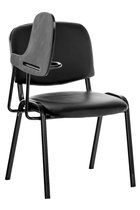 Kunstlederen stoel - Bureau - Klaptafel - Handig - Kunstleer - Zwart