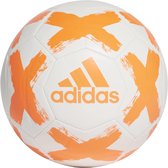 Adidas Voetbal - Starlancer CLB - Maat 5 - Wit/Oranje