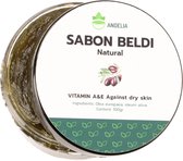 Andelia Moroccan Blacksoap - Sabon Beldi | Vegan | Reinigt & Voedt de Huid - 100gr