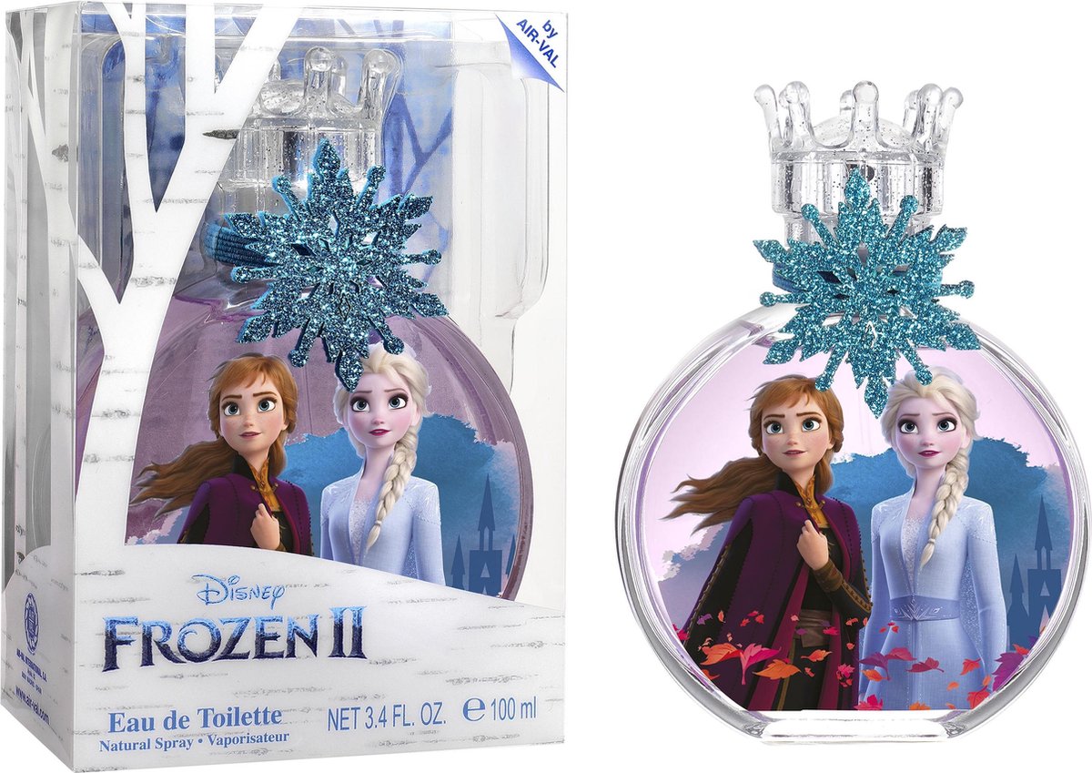 Goedkoopste Frozen II Eau de Toilette 100 ml - Met Sierraad - Parfum voor Kinderen, Kinderparfum