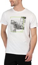 Regatta T-shirt - Mannen - wit/zwart/groen