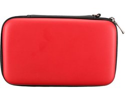 Aerocase Etui Hoes geschikt voor Nintendo 3DS XL - New Nintendo 3DS XL - Nintendo DSI XL Rood