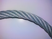 Hercules touw (staal versterkt) grijs 5 meter