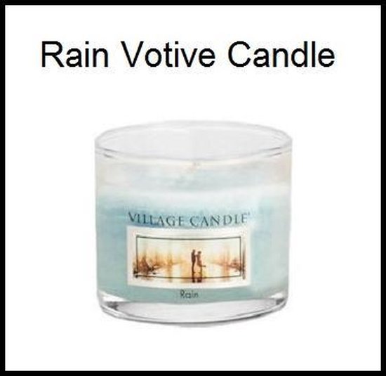 Village Candle Rain Votive 10 branduren