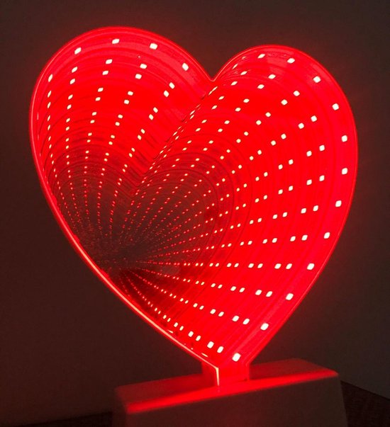 bol.com | Lamp Hart / Nachtlamp Hart. Romantische cadeau voor geliefde.  Valentijn cadeau lamp. +...
