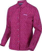 Regatta - Women's Nimis II Printed Long Sleeved Shirt - Outdoorshirt - Vrouwen - Maat 44 - Roze