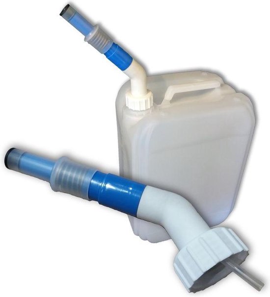 Bidon à Huile Avec Bec Verseur Flexible 2 L - Récipient Portable HDPE, Bouchon Anti-poussière, Pour Garage, Voiture