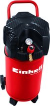 Bol.com Einhell Compressor TH-AC 200/30 OF (8 bar - 1100 W - olie/service vrije motor - 30 L tank - manometer en snelkoppeling -... aanbieding