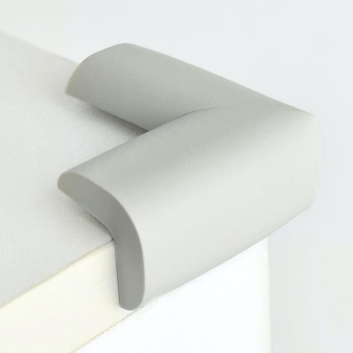 Image of 12x Baby hoek beschermers - Foam hoekbeschermers - Stoot absorberend - Grijs - verkoop per 12