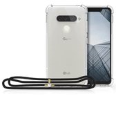 Telefoonhoesje met koord LG G8s ThinQ Handig Case Cover Smartphone beschermhoes hoesje telefoontasje crossbody