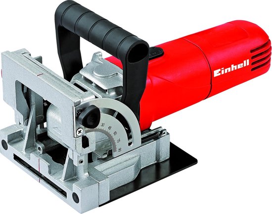 Einhell Lamellendeuvelfrees TC-BJ 900 - 860 W - 11.000 t/min - Ø100x22x3,8 mm - Max. Freesdiepte: 14 mm - Hoekinstellingen: 0°-90° - Incl. Stofzak