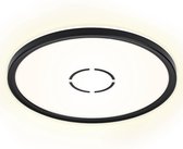 Briloner Leuchten FREE Plafondlamp - rond - LED - Met backlight effect -18W - Ø293cm - Wit Zwart