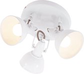 Briloner Leuchten SOFT  Plafondlamp - 3 -lichts - Spots Draai en kantelbaar -  E14 - Ø21 cm - Wit