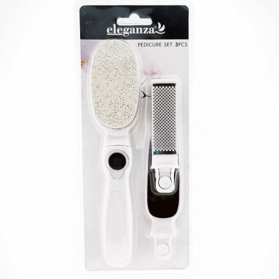 Eleganza Pedicureset - 3 Delig - Wit