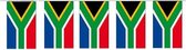 Guirlande en papier Afrique du Sud 4 mètres - Drapeau sud-africain - Fournitures de fête des supporters - Décoration / décoration champêtre