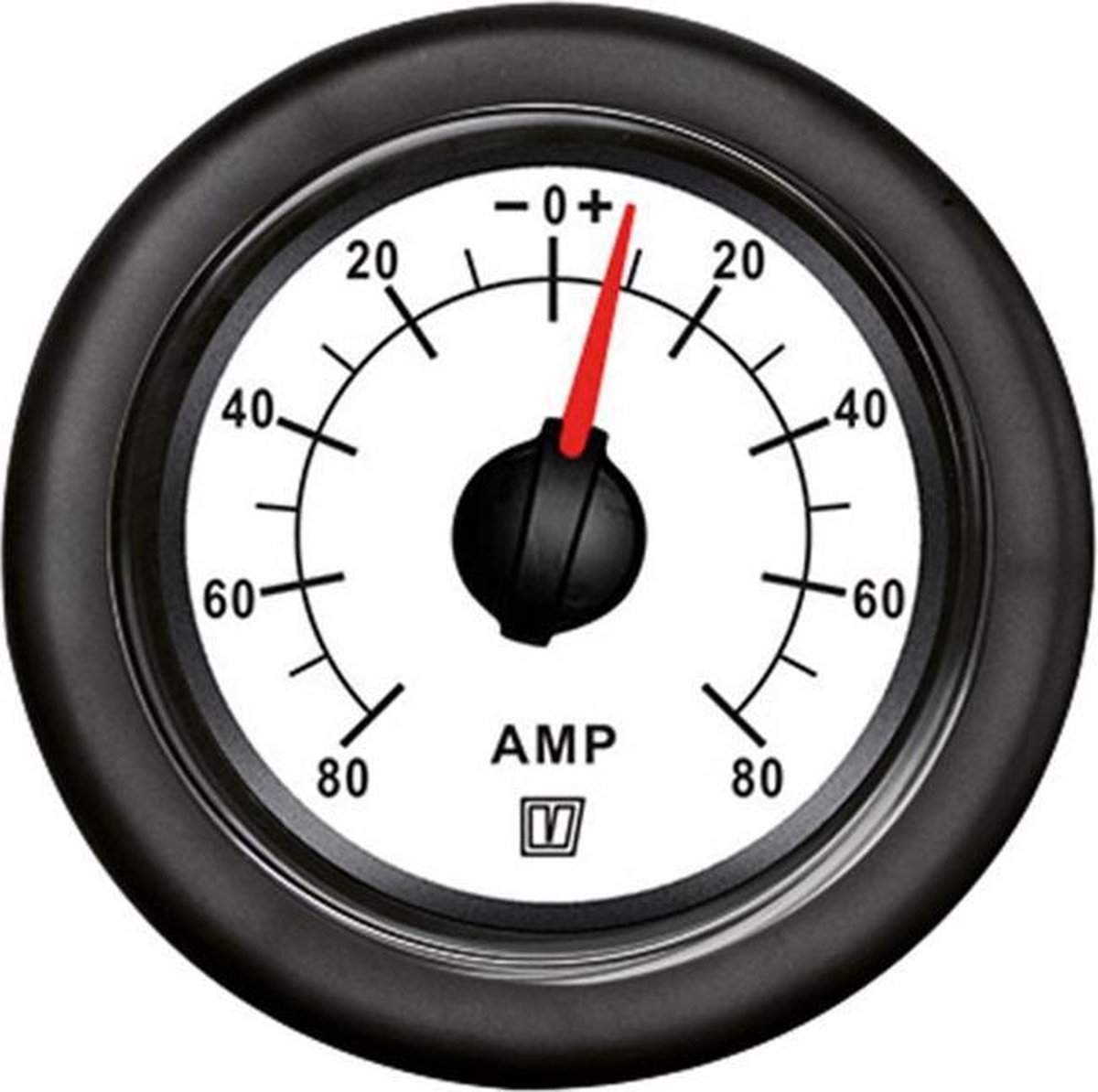 VETUS AMP080W witte Ampèremeter 12/24V 80A