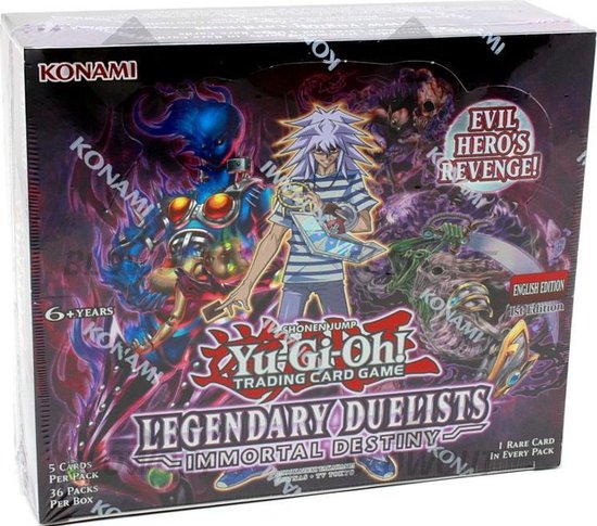 Yu-Gi-Oh! Legendary Duelists: Immortal Destiny - 1st Edition Booster Box -  Sealed | Games | bol