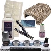 Polyacryl-gel set LUXE UV goud,polygel, acrylnagels,gelnagels,