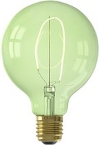 Calex Colors Nora - Groen - Led lamp - Ø95mm - Dimbaar