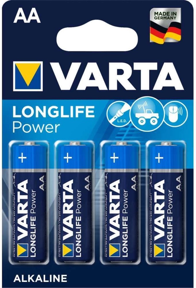 Varta - Longlife Power 4x AA Alkaline