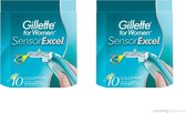 Gillette Sensor Excel For Woman - 20 stuks - Scheermesjes