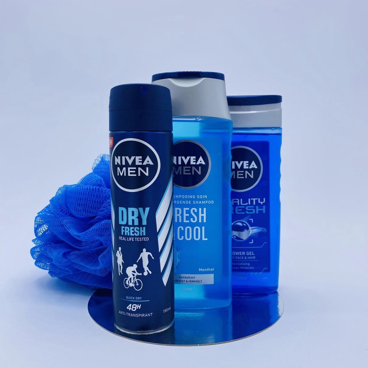 Cadeau voor man Nivea men Fresh shampoo Nivea deodorant Nivea shower gel en  douche... | bol.com