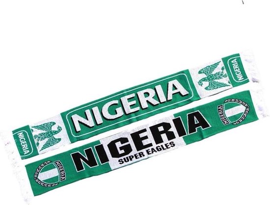 tint Radioactief Gemaakt van Nigeria Super Eagles Voetbal Sjaal - Green Eagles - Supporterssjaal - Fan  sjaal | bol.com