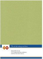 Linen Cardstock - A5 - Avocado Green