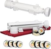 Duurzame sushi bazooka kit - Benodigdheden om zelf sushi te maken - wit bazooka