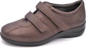 Durea Dames Klittenbandschoen 6096-6460 Brunello - Wijdte K - Maat 4½