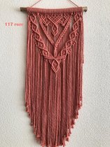 Macrame muur opknoping , home décor, bukuri wand decoratie -117 roze