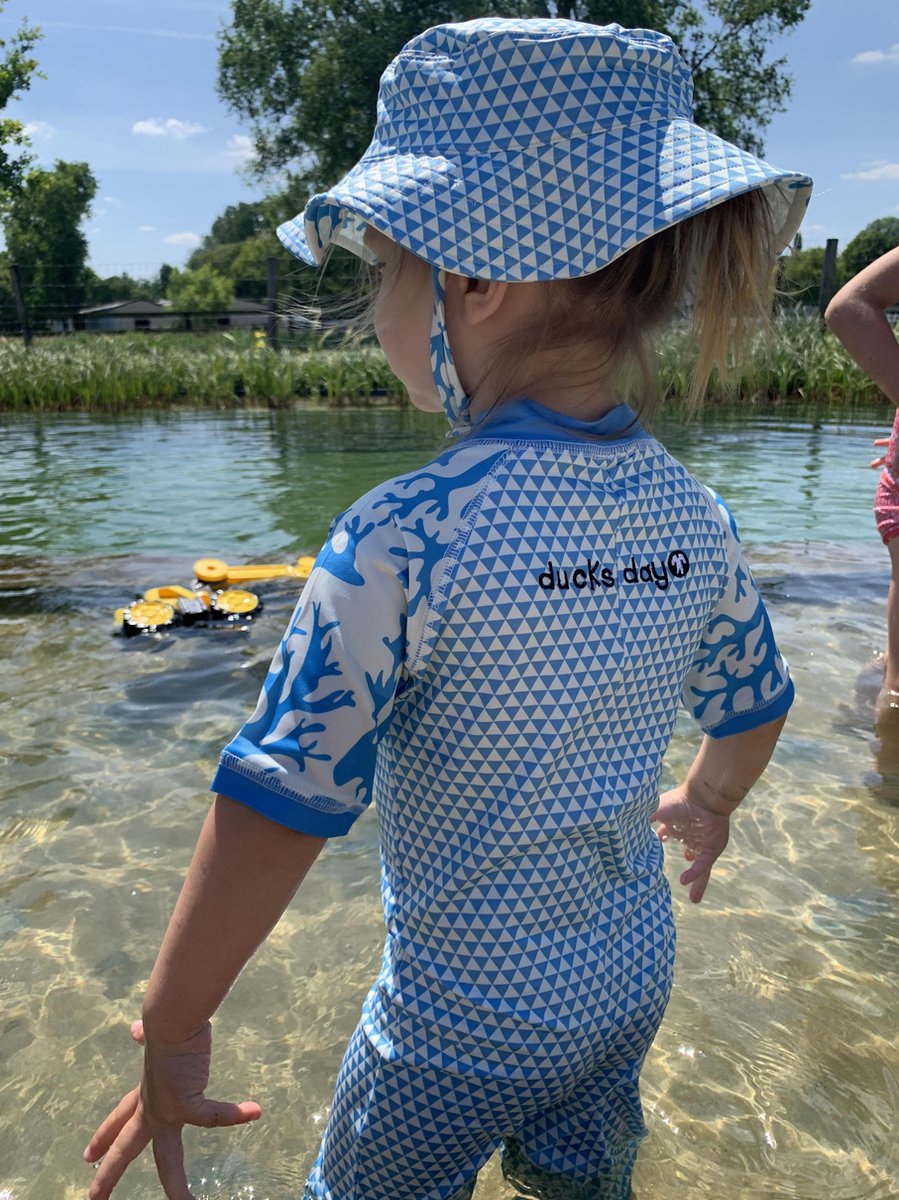 Ducksday - UV Zonnehoedje voor kinderen - UV - werend - UPF 50+ - unisex - Ace - 2 jaar — afbeelding 3