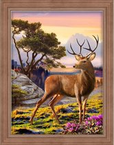 Daimond Painting kit Noble Deer / Edelhert 30x40